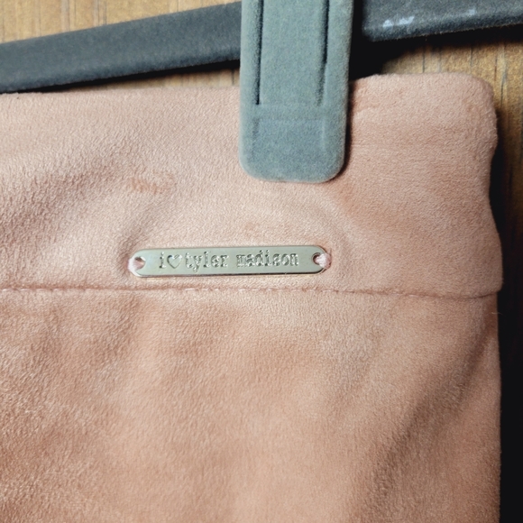 NWT Dusty Pink Vegan Microsuede Leggings - Picture 9 of 15